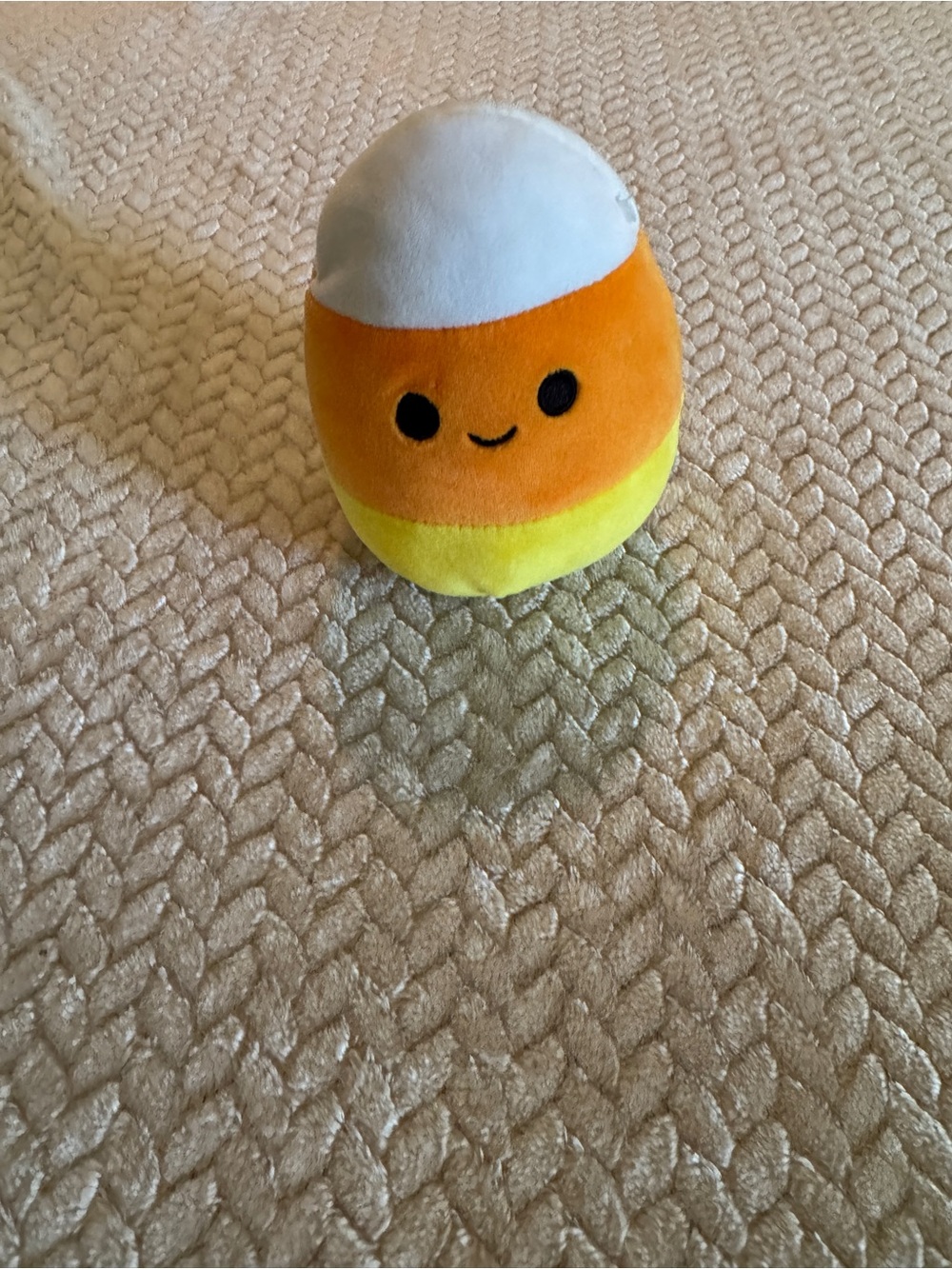 Squishmallows plush toy Cannon‎ the Candy Corn Orange, Yellow, and White
